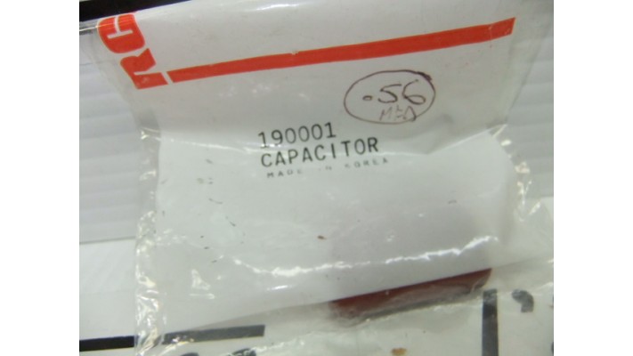 RCA  .56UF 200v condensateur 190001